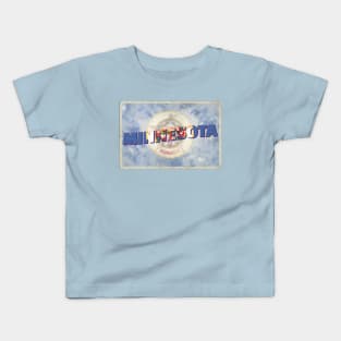 Minnesota vintage style retro souvenir Kids T-Shirt
